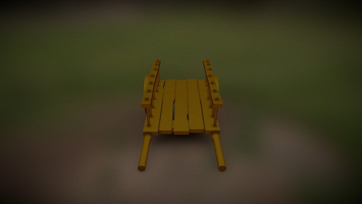 Old Cart 3D Model