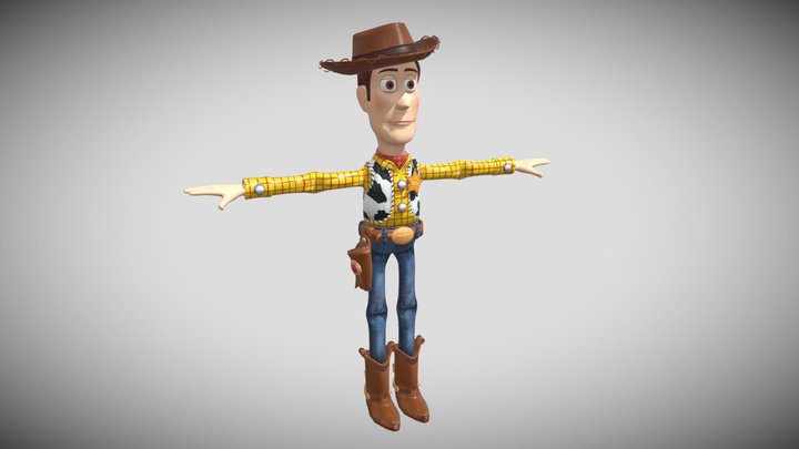 Toy Story 3 - Woody 3D Model