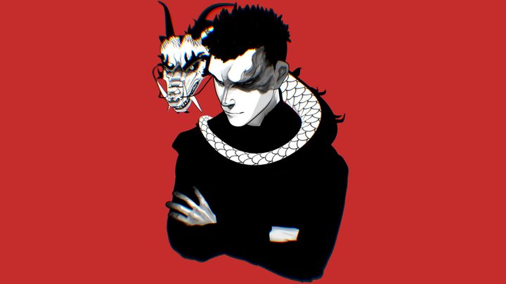 Zuko - manga stylized 3D Model