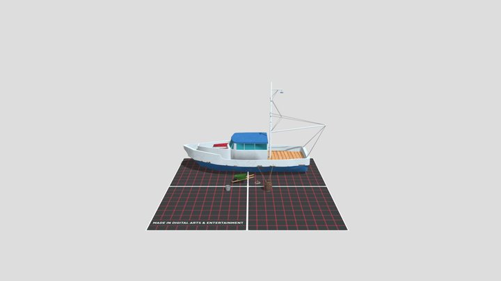 1DAE28 5 Finished props - By the ocean 3D Model