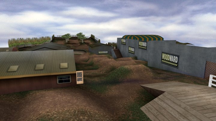 Dave Mirra Freestyle BMX Level Woodward Dirt 3D Model