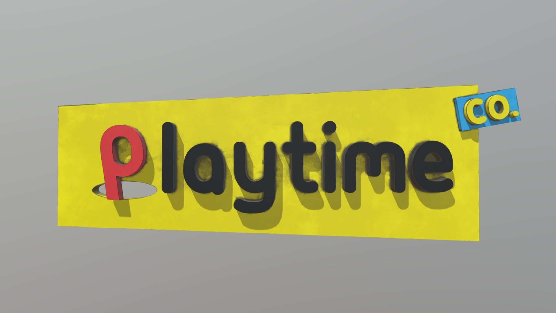 Poppy Playtime - Playtime Co. Logo Sign - Download Free 3D model by  idkjaehh (@idkjaehhi) [53c003e]