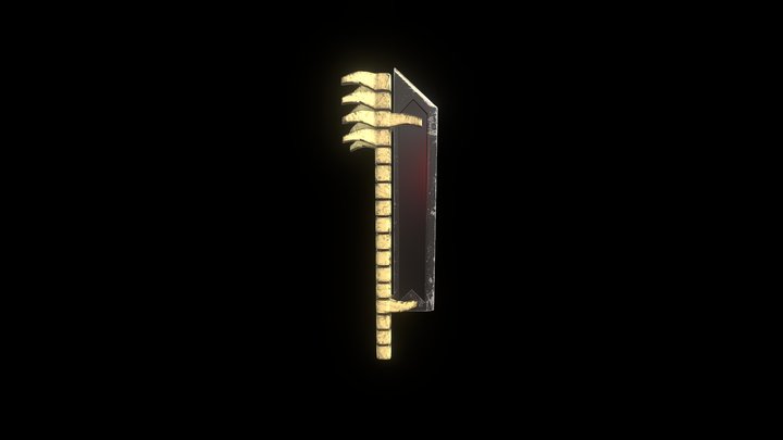 WOW Bone Sword 3D Model