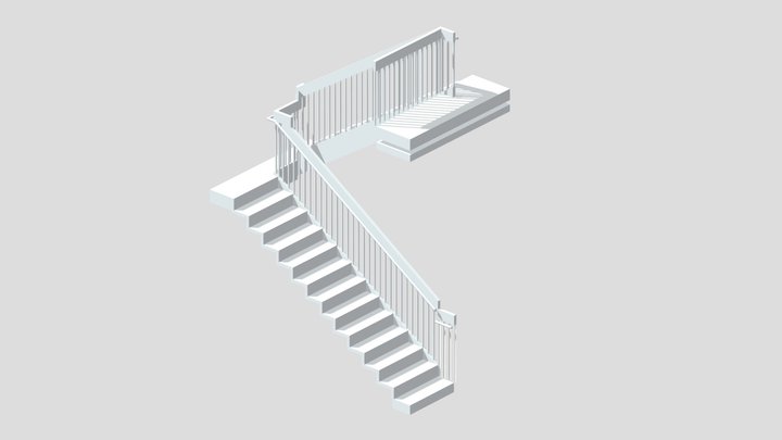 Railing - 3D Model 3D Model