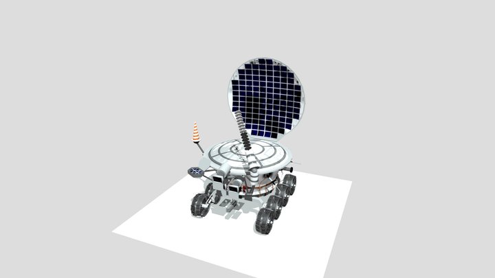 луноход 2 3D Model