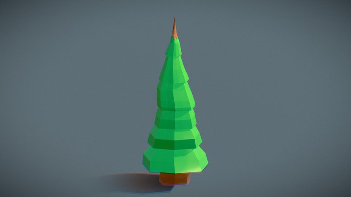 Low Poly Tree 3D Model