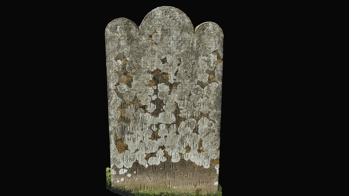 John Bolan (1699-1761) Headstone TN-TYGS-0064 – Modello 3D gratuito STL