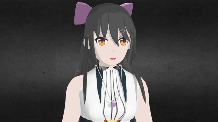 Original Character－Nomiya Kuroko【Pencil+4】 3D Model