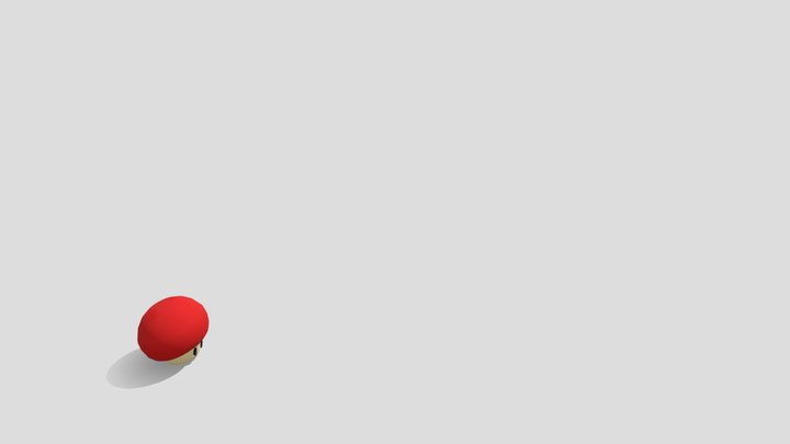 Super Mushroom 3D Model