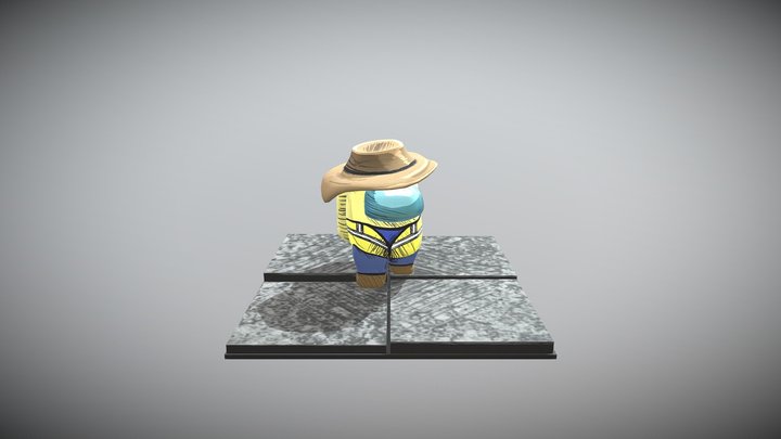 Among Us Julien 3D Model