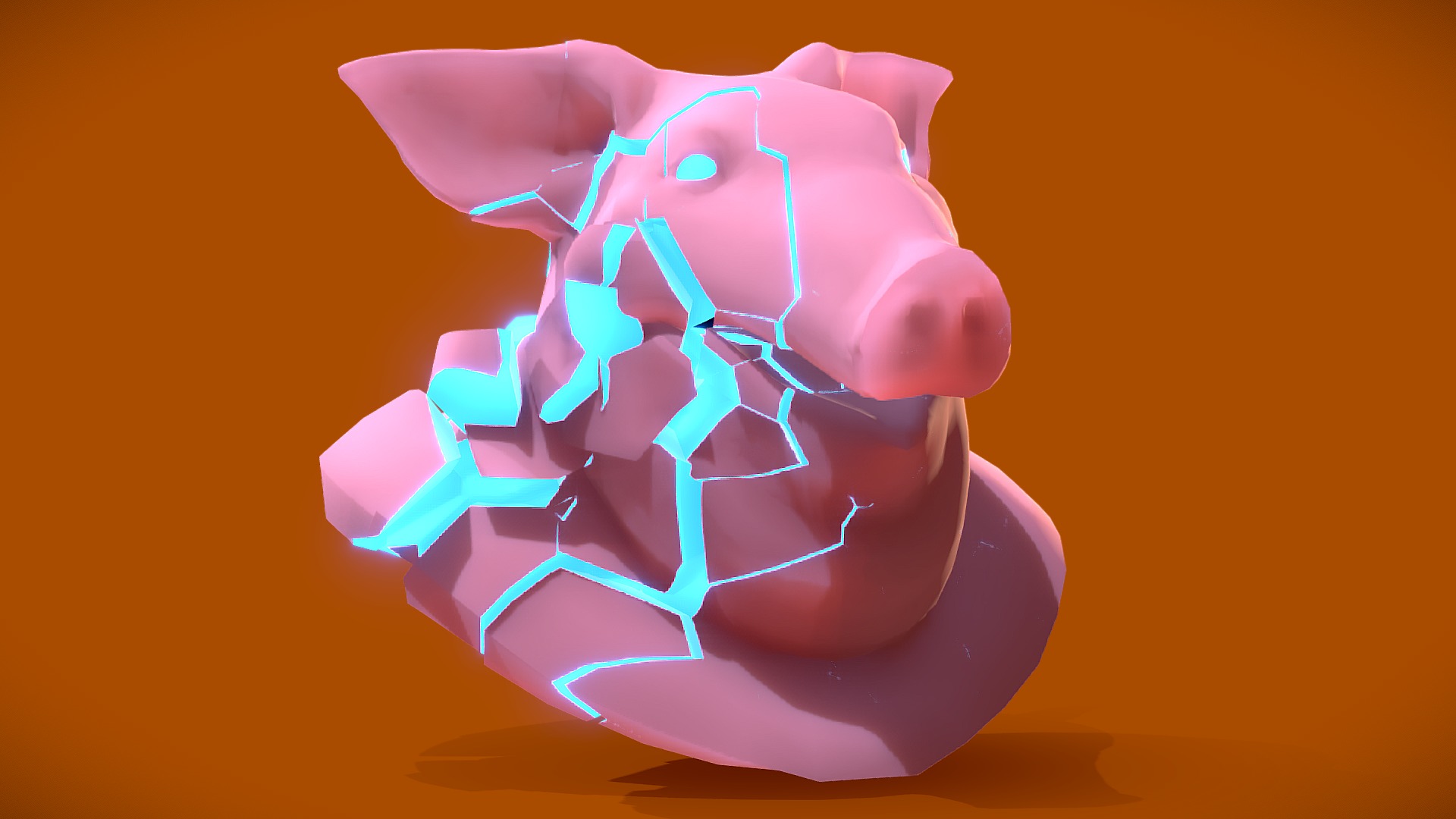 Pig Fracture with Houdini [animated]