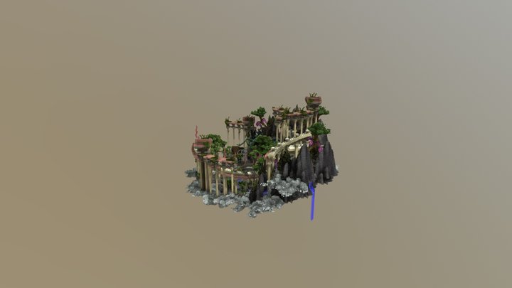Minecraft - Roman Hub 3D Model