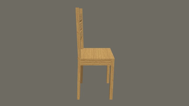 chair wood 3D Model