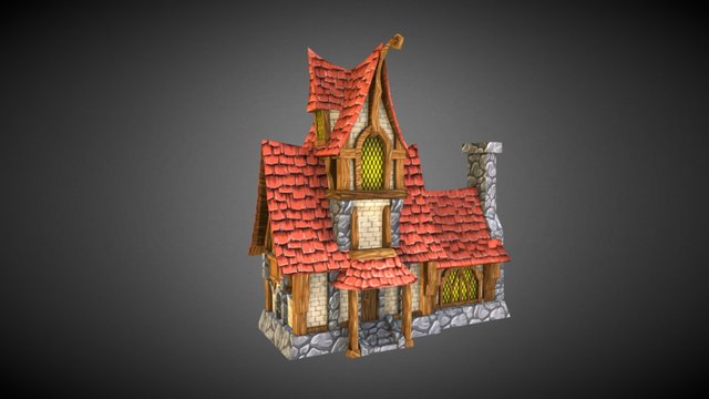 Fairytale House 3D Model