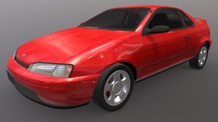 Toyota Paseo 1995 3D Model