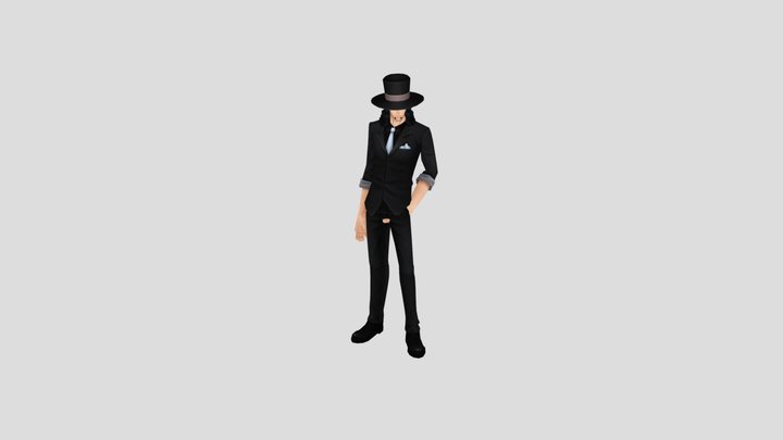 one piece bounty rush lucci 3D Model