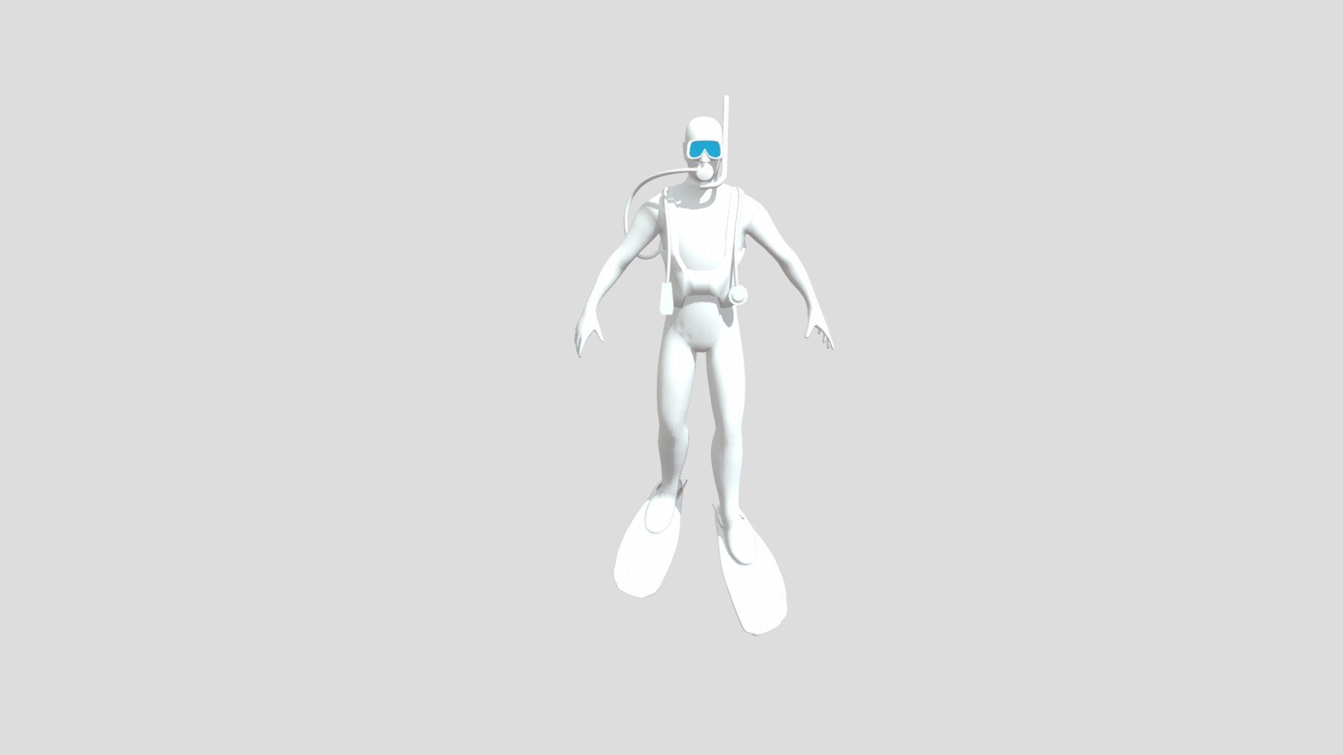 Diving 3D model by Isuru Prabath (ispra) [53c88d6] Sketchfab