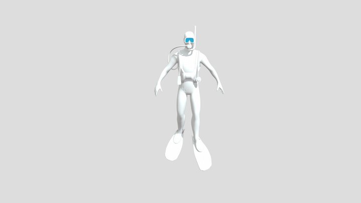 Diving 3D Model