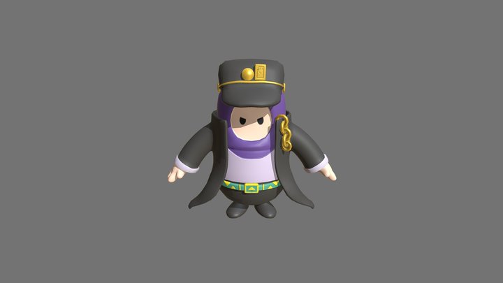 Jotaro Kujo (JoJo) - Rigged - Buy Royalty Free 3D model by maisth [cc3a4c1]  - Sketchfab Store