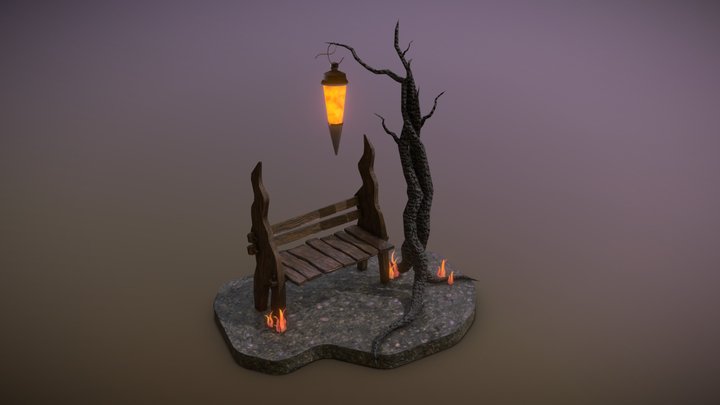 Spooky place 3D Model