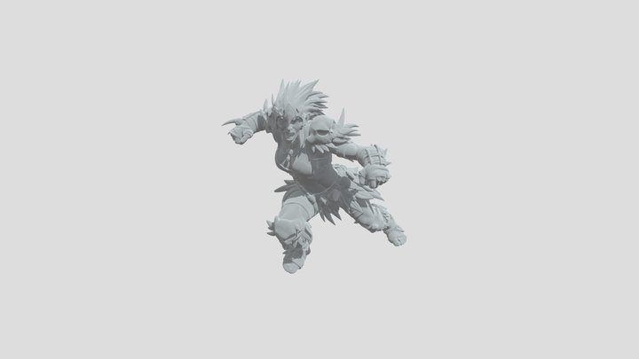 Skullbound Berserker 3D Model