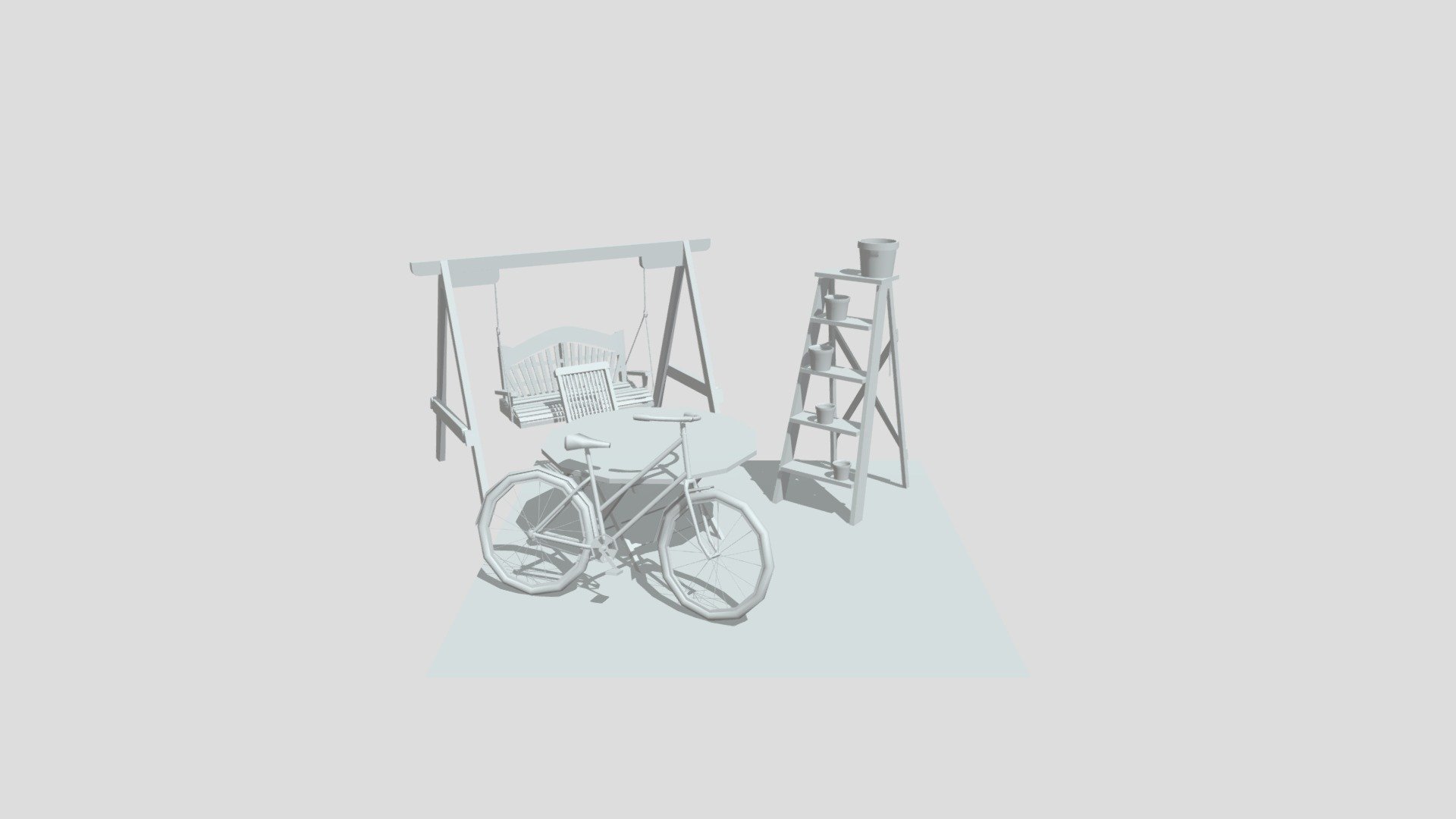 Grandma's house 5 simple props 3D model by LucasReynaert [53ca7b8