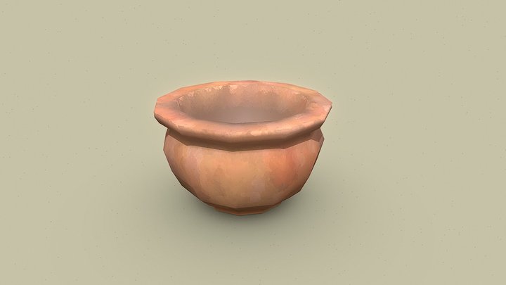 Tiny Brass Bowl 3D Model