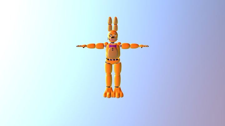Springbonnie By Sovietscottie Fbx 3D Model