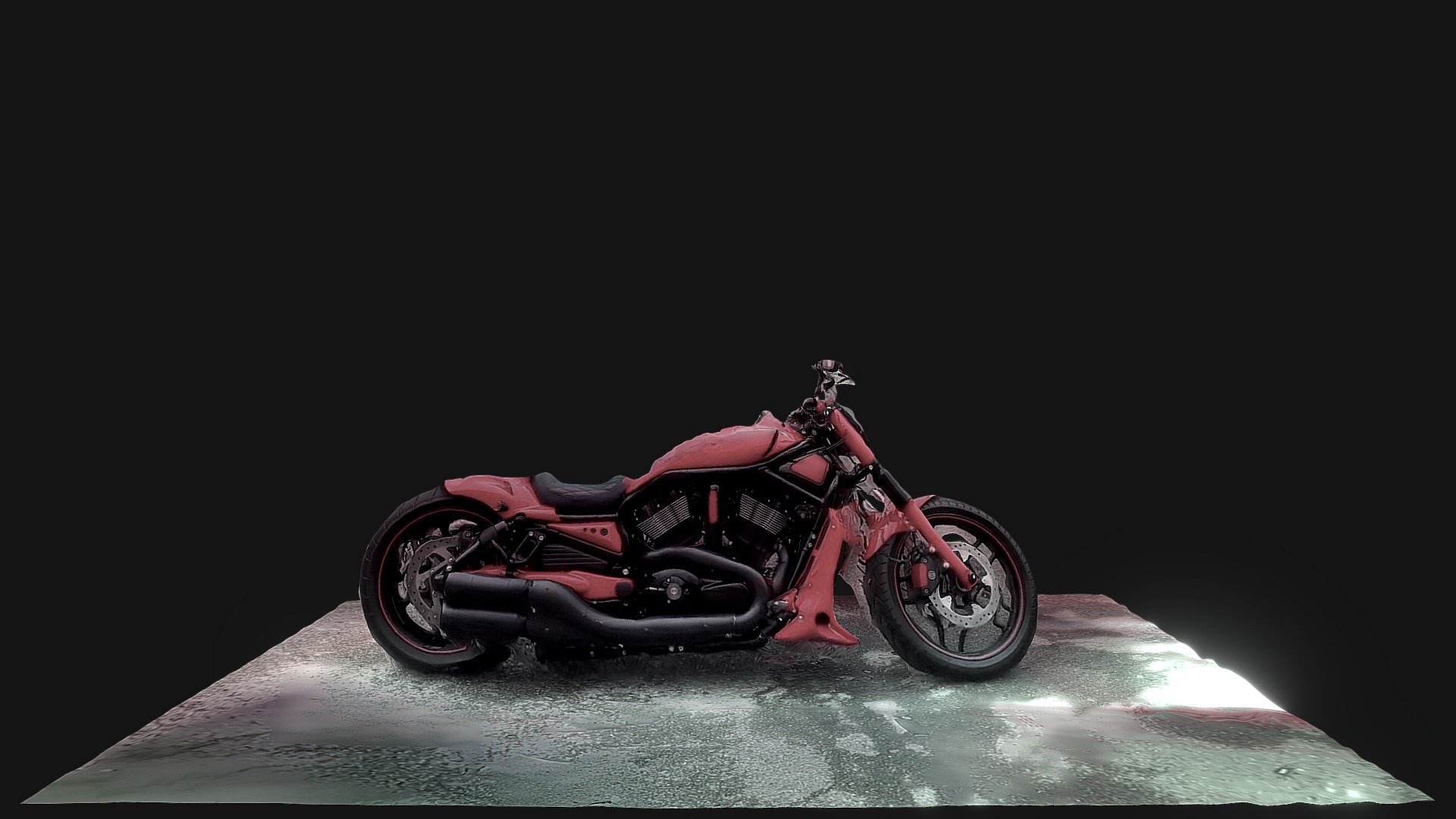 Bike Red Harley-Davidson V-Rod