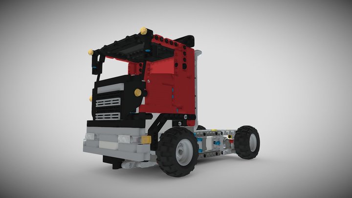 LEGO MOC - Truck Chassis 3D Model