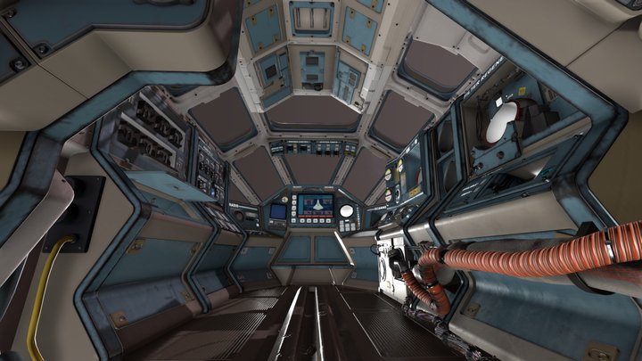Interkosmos 2000 - hull 3D Model