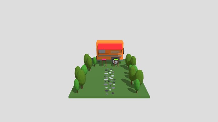 Food Truck 3D Model