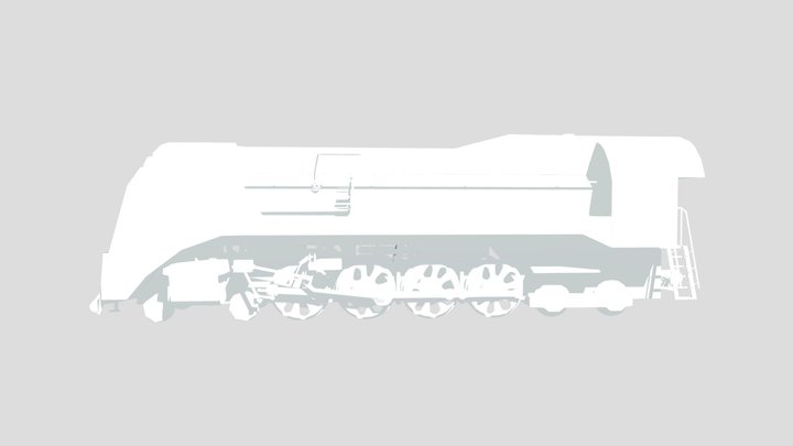 Soviet Train 3D Model