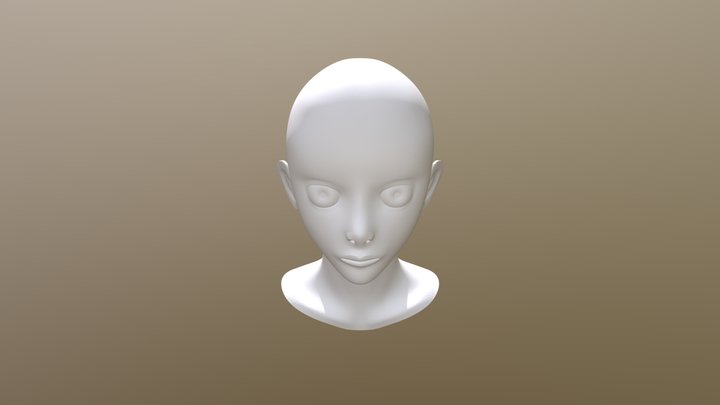 Head-Blender Mesh Modeling Bootcamp CGC 3D Model