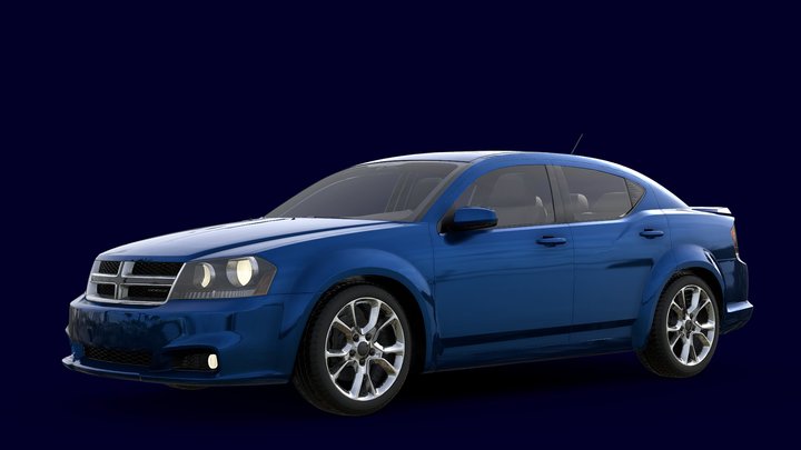 Dodge Avenger R/T 2014 3D Model