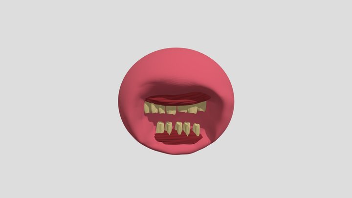 head for my scary game 3D Model
