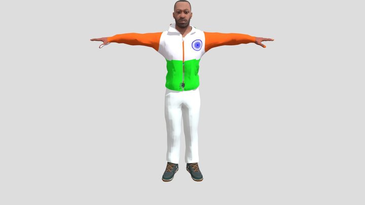 franklin independence day Indian Bike Driving 3D 3D Model