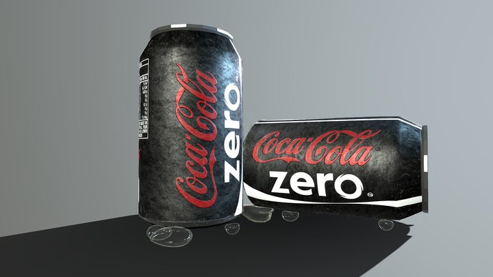 Coke Zero 3D Model