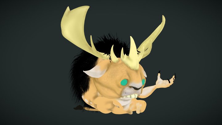 CreatureBox - "buckbunny" 3D Model