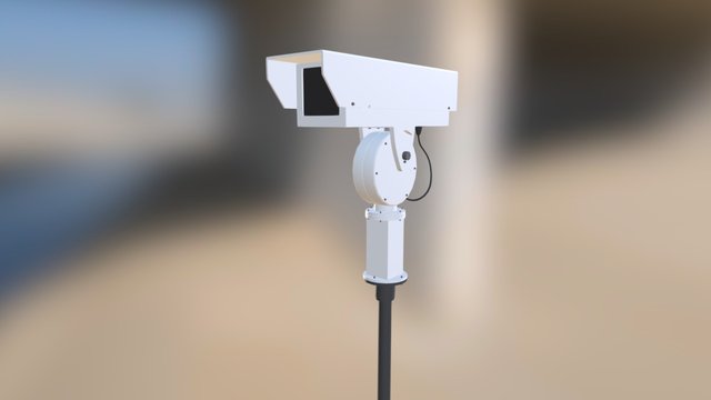 Surveillance camera Day 3 3D Model