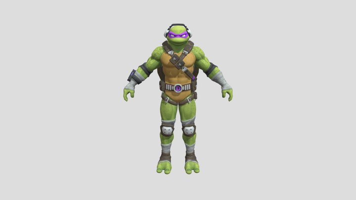 TMNT Donatello Fortnite 3D Model