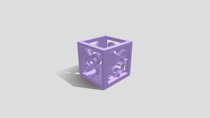 SQUID TENTACLES PEN HOLDER – Modelo 3D gratuito STL