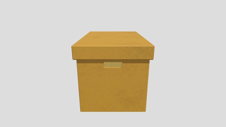 Filing Box 3D Model