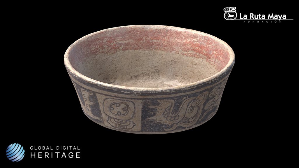 Nakbé-Style Bowl with Deity GIII