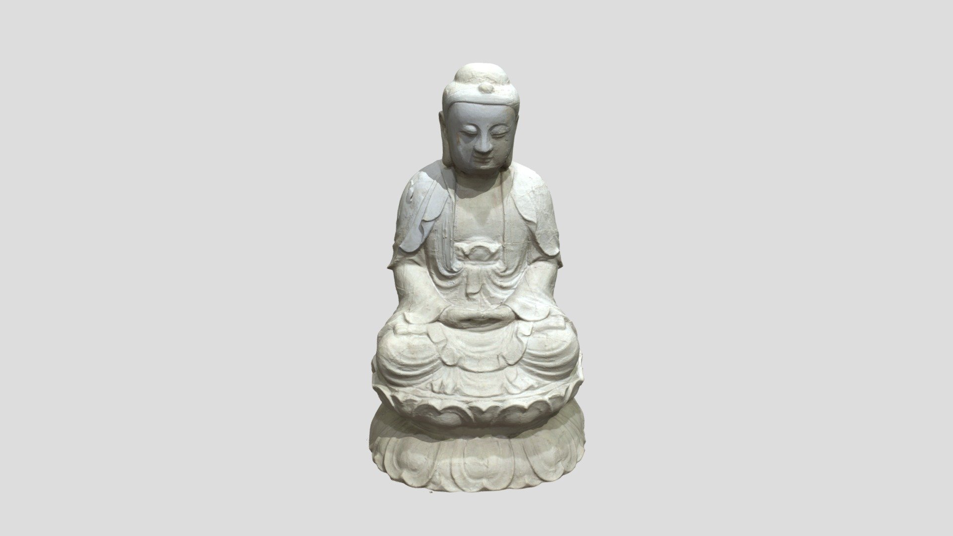 18-1.泥塑神像製作過程.半成品八尊.成品一尊
