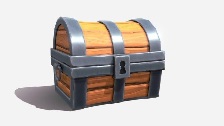 Stylized Chest 3D Model