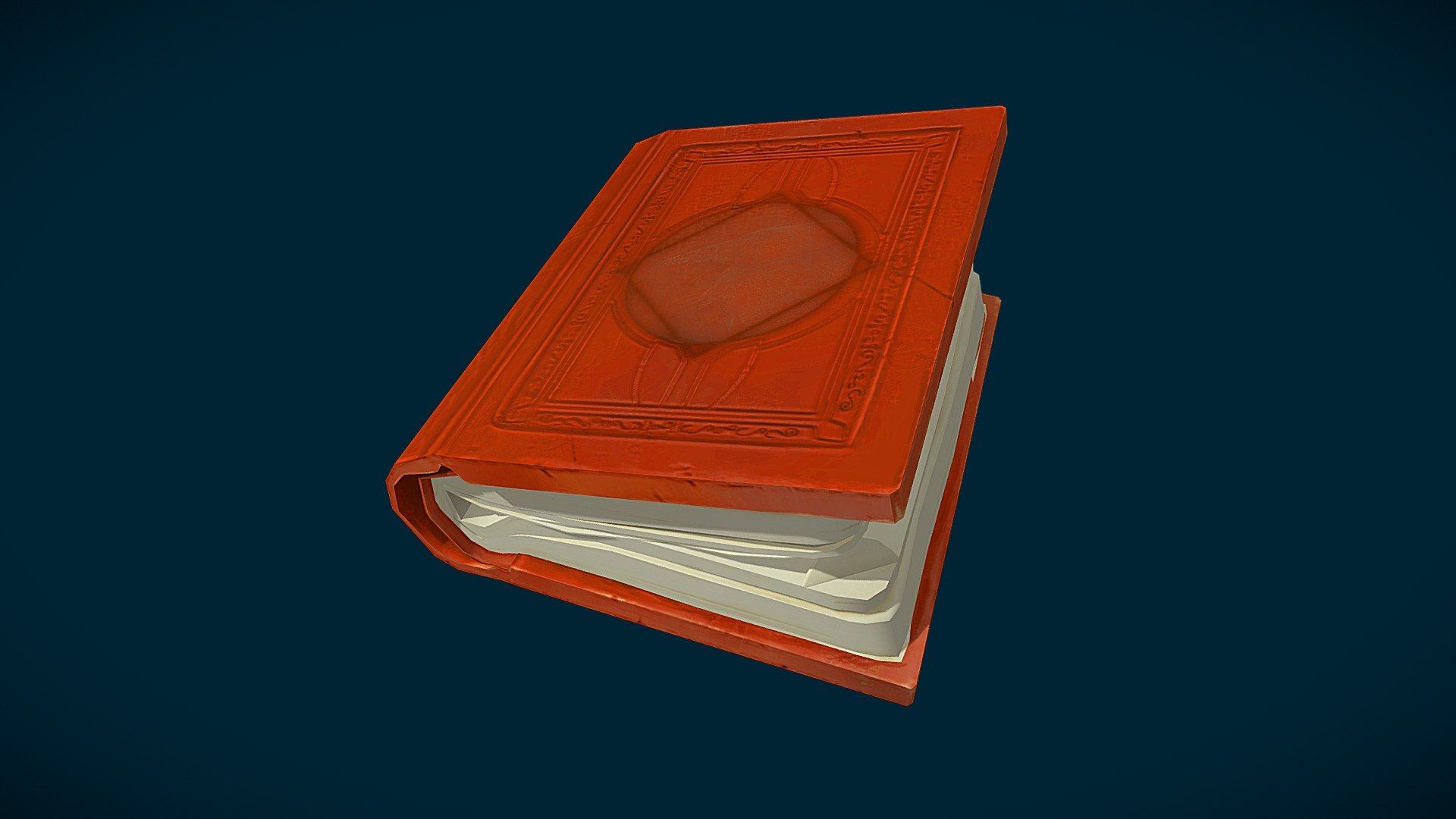 Animated Opening Book | 3D model