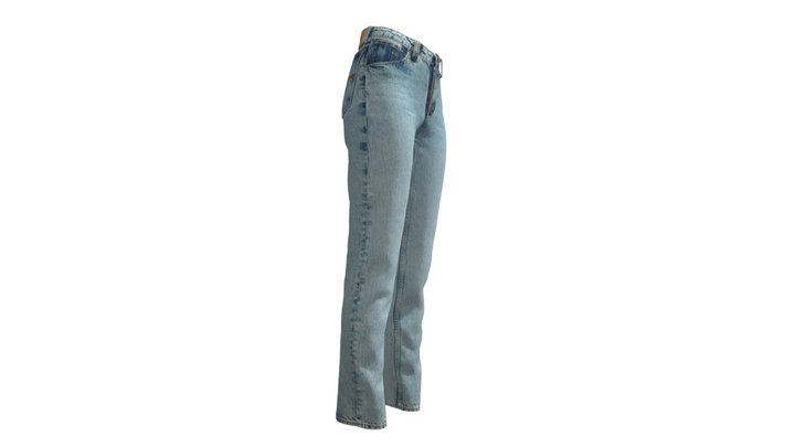 Jeans F 003 Smooth 3k New 3D Model