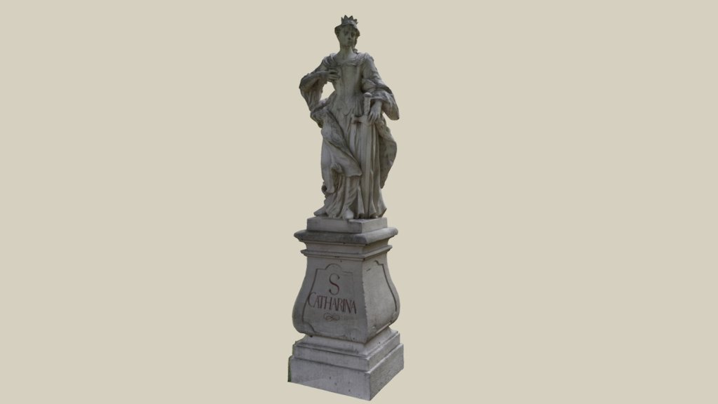 Hl. Katharina — Sketchfab embed 3D viewer