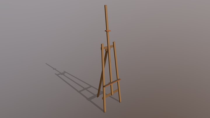 [XYZ School HW] detailing easel 3D Model